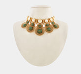 Antique fusion beautiful  kundan choker